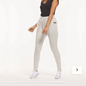 Breathe by Paka Apparel cream ivory alpaca bamboo cotton joggers medium